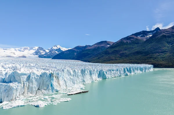 Boční pohled, Ledovec Perito Moreno, Argentina — Stock fotografie