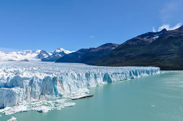 Boční pohled, Ledovec Perito Moreno, Argentina — Stock fotografie