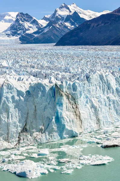 Ijzige landschap, Perito Moreno gletscher, Argentinië — Stockfoto