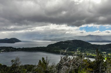 Görünüm göller, Bariloche, Argentina