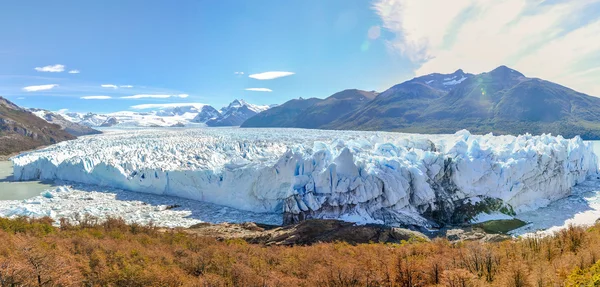 Panorama, Ledovec Perito Moreno, Argentina — Stock fotografie