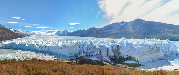Panorama, Glaciar Perito Moreno, na Argentina — Fotografia de Stock