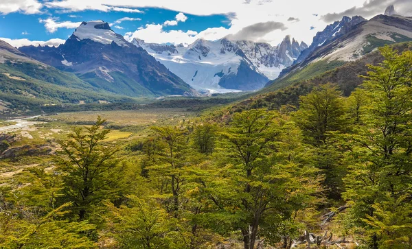 The valley of Cerro Torre, El Chalten, Argentina — Stock Photo, Image