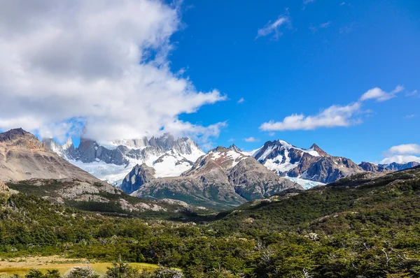 Fitz Roy toppar, El Chalten, Argentina — Stockfoto