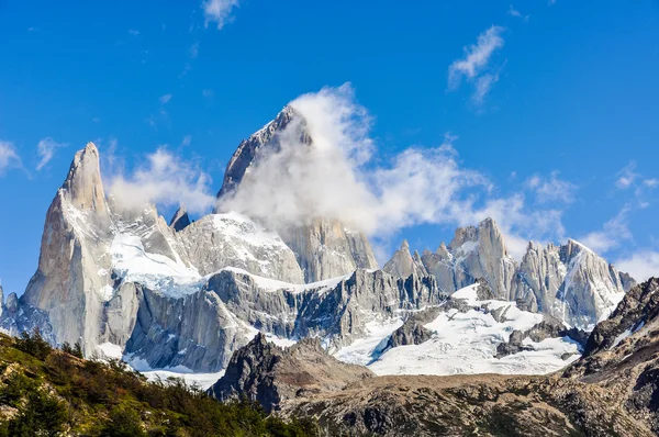 Fitz Roy піки, El Chalten, Аргентина, El Chalten, Аргентина — стокове фото