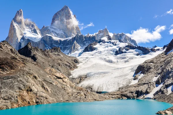 Laguny, Fitz Roy, El Chalten, Argentyna — Zdjęcie stockowe