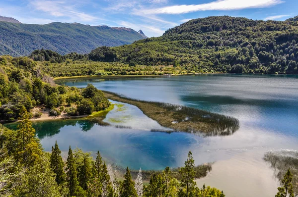 Lago Menéndez, Parque Nacional Alerces, Argentina — Foto de Stock