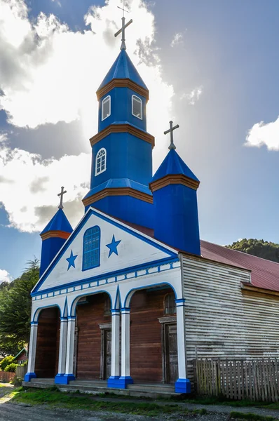 Wooden Church, Chiloe Island, Chile — Stock Photo, Image