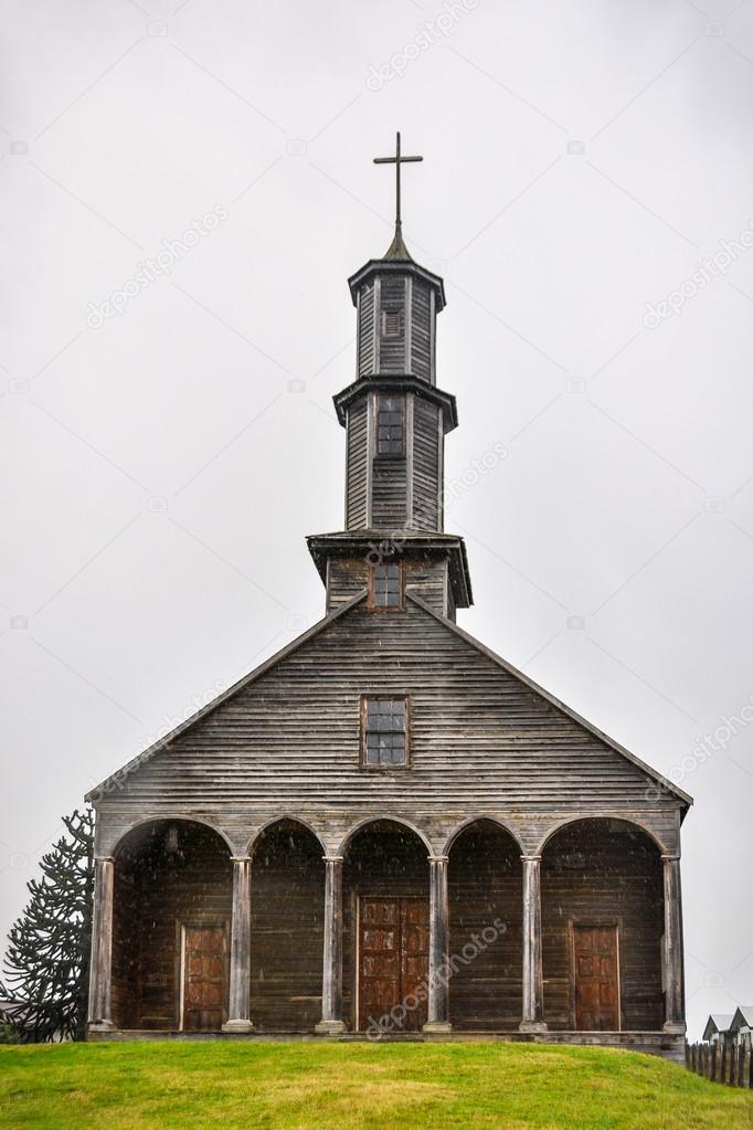 Wooden church, Chiloe Island, Chile