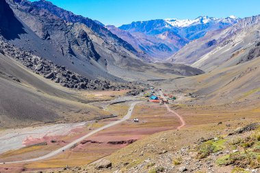 Mendoza, Arjantin çevresinde Andes vadide