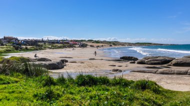 Plaj manzarası Punta del Diablo Uruguay