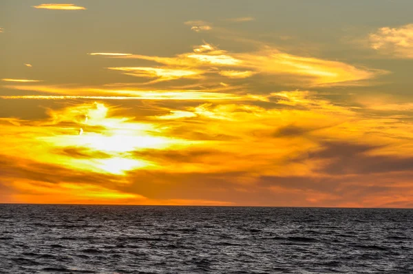 Tramonto a Montevideo, Uruguay — Foto Stock