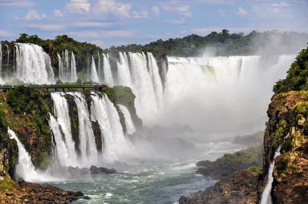 Garganta do Diabo, Iguaçu cai, Argentina — Fotografia de Stock