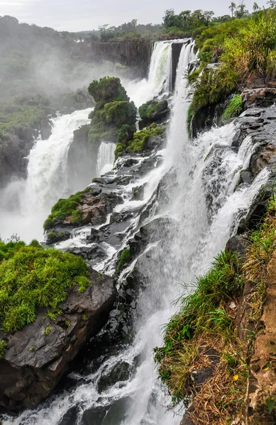 Bovenste circuit op Iguazu Falls, Argentinië — Stockfoto