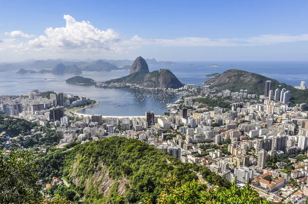 Panorama w Rio de Janeiro, Brazylia — Zdjęcie stockowe