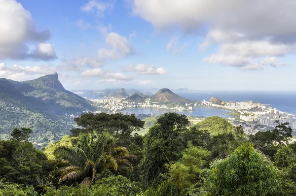 Panorama w Rio de Janeiro, Brazylia — Zdjęcie stockowe