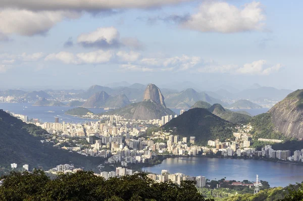 Panorama w Rio de Janeiro, Brazylia — Zdjęcie stockowe