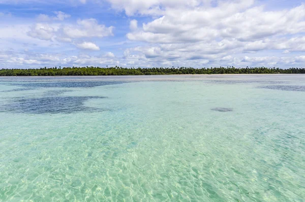 Natural swimming pool in Morro de Sao Paulo, Salvador, Brazil — Stock Photo, Image