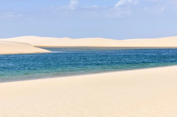 Laguna Verde en Lencois Maranheses, Brasil — Foto de Stock