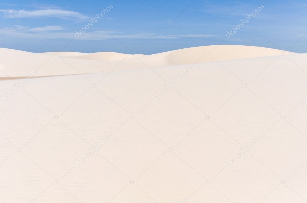 Sand dune in Lencois Maranheses, Brazil