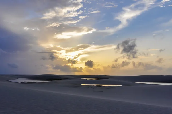 巴西 lencois maranheses 日出 — 图库照片