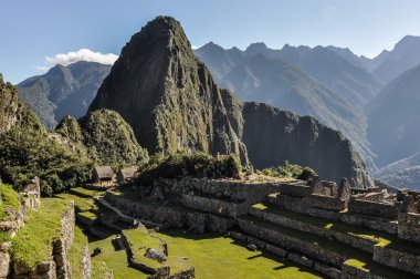 Daylight at Machu Picchu, the sacred city of Incas, Peru