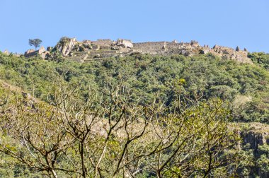 Inca kalıntıları yakın Machu Picchu, Peru