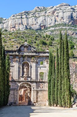 The monastery of Scaladei in Catalonia, Spain clipart