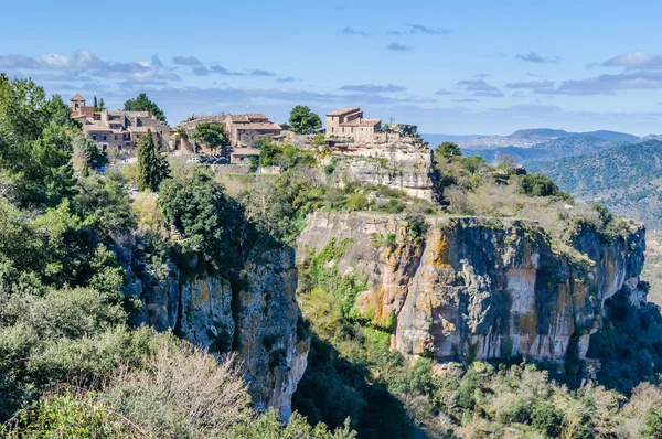 Siurana，西班牙中世纪村庄 — 图库照片