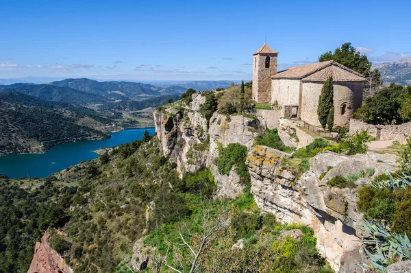 Siurana, Katalonya, İspanya ortaçağ köyü — Stok fotoğraf