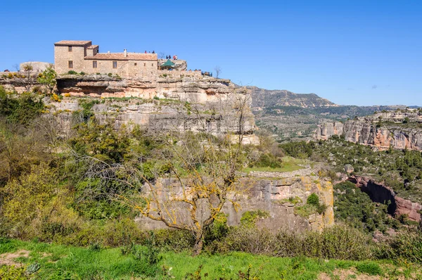 Średniowieczna wieś Siurana, Hiszpania — Zdjęcie stockowe