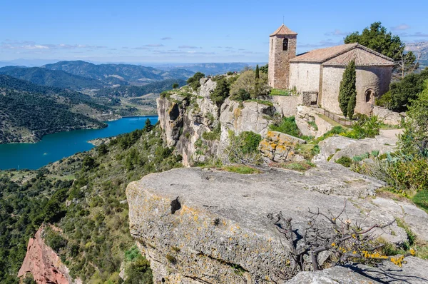 Siurana, Katalonya, İspanya ortaçağ köyü — Stok fotoğraf