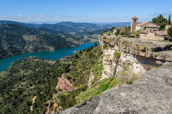 A aldeia medieval de Siurana, Catalunha, Espanha — Fotografia de Stock