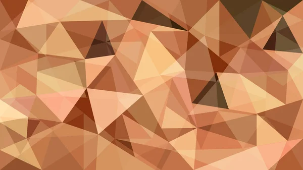 Abstract Brown Low Poly Background Many Intersecting Overlapping Triangles Modern — Stock Vector