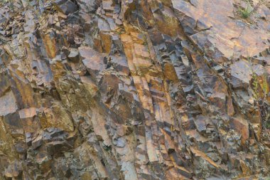 Zgorzelec şehrindeki büyük demir cevheri duvarı