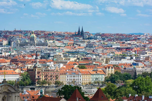 布拉格是欧洲国家捷克共和国的首都 历史名胜 — 图库照片