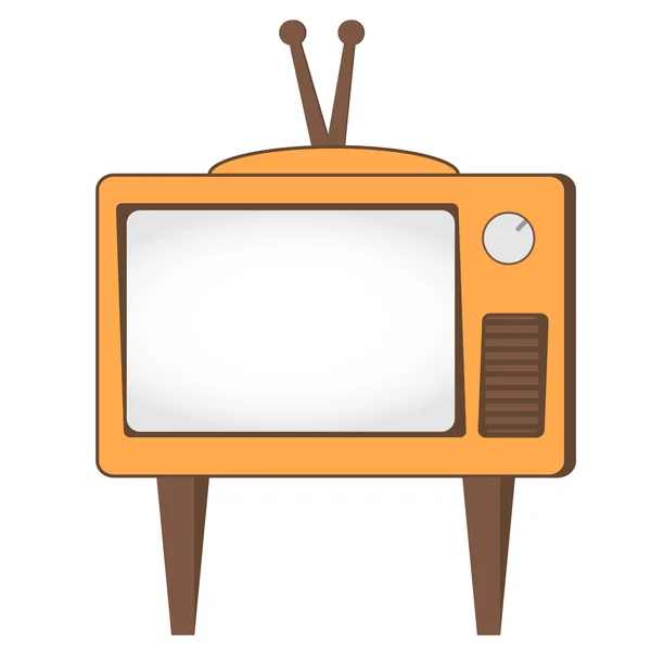 旧电视接收机 — 图库矢量图片
