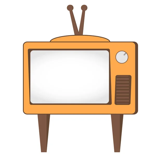 Old televisor — Stock Vector