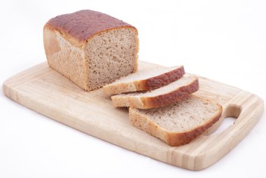 doğrama tahtası üzerinde ekmek