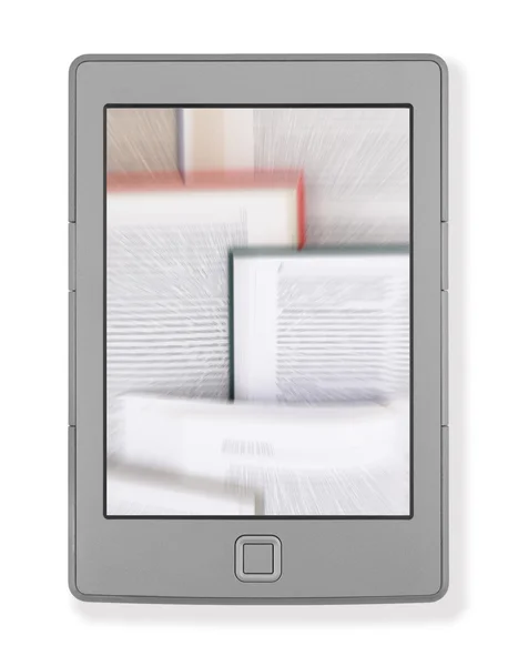 E-book on the white background — Stock Photo, Image