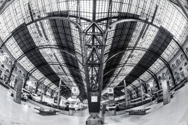 BARCELONA, SPAIN - JANUARY 13, 2015: Train Station Estacio de Franca in Barcelona.