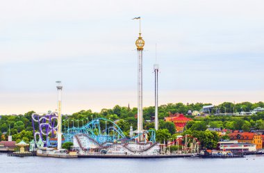 Eğlence Parkı (Grona lund) Stockholm, İsveç
