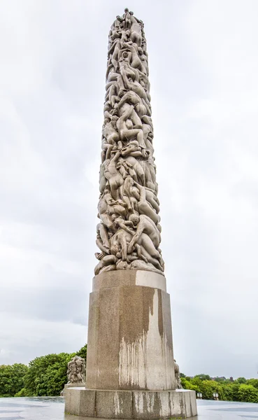 OSLO, NORWAY - JULY 07, 2015: Sculpture in Vigeland park Oslo. — Stock Photo, Image