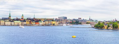 Stockholm, İsveç Limanı manzarası.