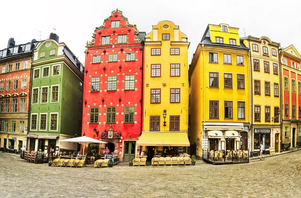 Στοκχόλμη, Σουηδία - 06 Ιουλίου 2015: Θέση Stortorget στην Gamla stan, Στοκχόλμη, Σουηδία. — Φωτογραφία Αρχείου