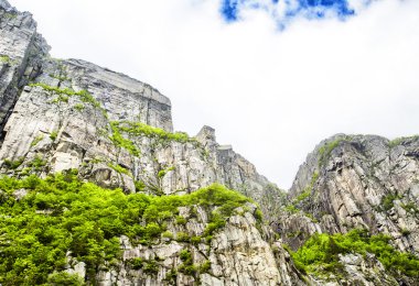 Lysefjord, Preikestolen ünlü dev bir kaya kadar görüntülemek.