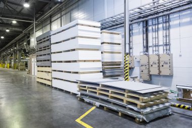 Ventilat karşı karşıya için sanayi üretimi fibrecement panel