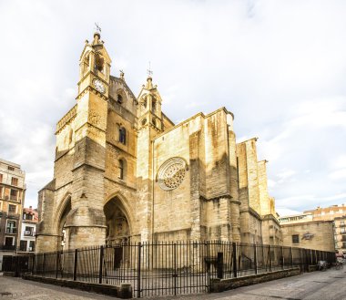 San Sebastian, İspanya kilise Sv.Visente. Sv.Visente Kilisesi - şehrin en eski Kilisesi.