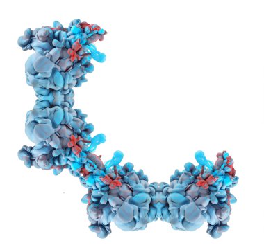 Çok renkli mürekkep damla suya dönen ile çerçeve.