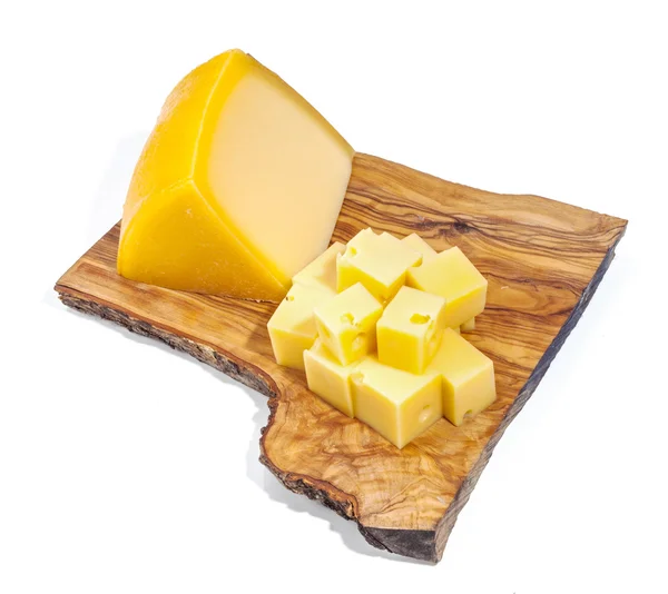 Cheese isolated and served — Stock Photo, Image